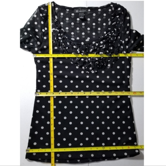 INC polka dot blouse - Picture 4 of 6